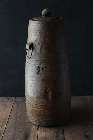 Antique Wooden Vessel/Vase (10)