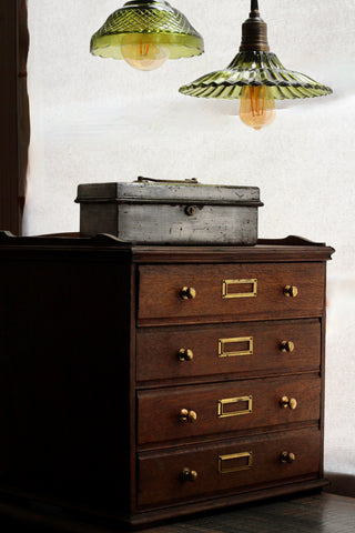 Vintage Drop-Down Filing Drawers