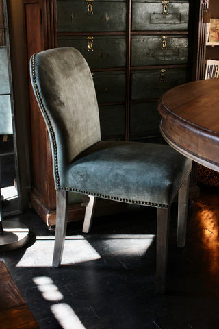Green Velvet Dining Chair