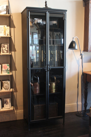 Steel Glazed Display Cabinet |2 doors & shelves