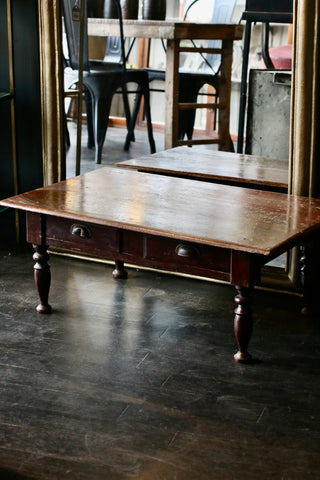 Vintage Japanese Low Table with Drawers