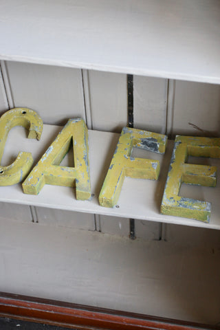 Vintage CAFE letters