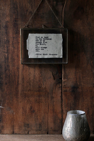 Hanging landscape frame | 20 x 15  cm