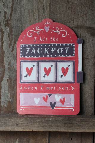 Jackpot Love Card | Anniversary Card | Valentines Card
