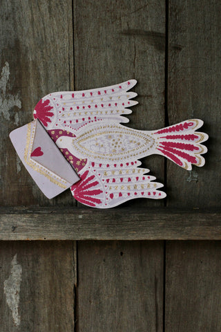 Love Letter Bird Greeting Card