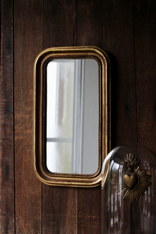 French Style Gold mirror  | 36 x 21cms