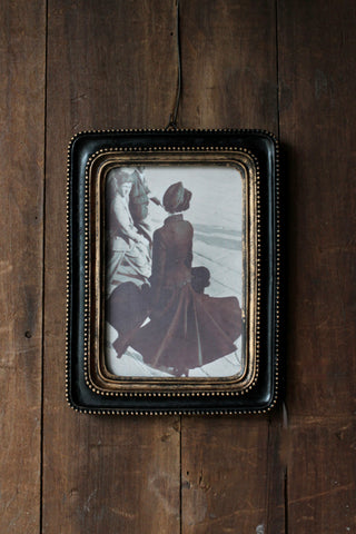 Aged Black & Gold Photo Frame | 10x15cm (4x6")