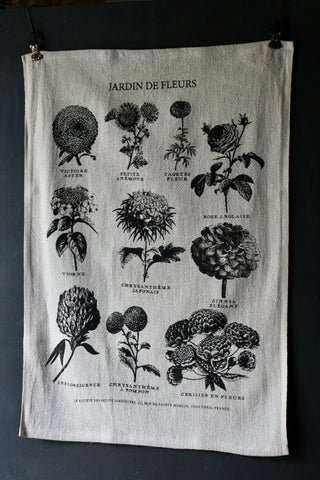 Tea Towel 'Jardin des Fleurs' | Linen/Cotton