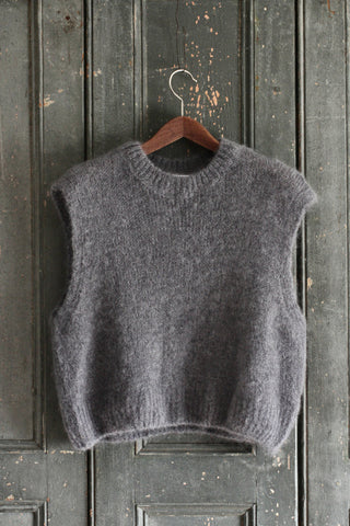 Monika Cropped Mohair Vest