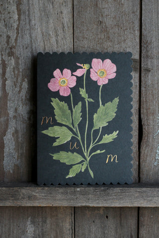 Wanderlust Card - Anemone 'Mum'