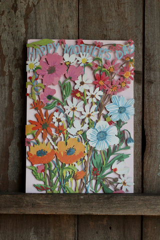 Mother's Flower Field | Lasercut Card