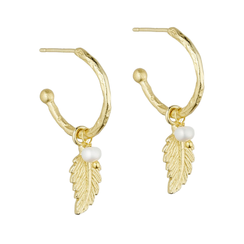Linn hoops w. pendant