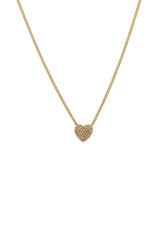 Pave Heart Necklace