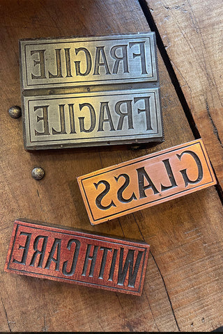 Vintage Printer's Postage stamps