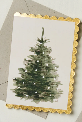 Wanderlust Card - Christmas Tree Mini Card