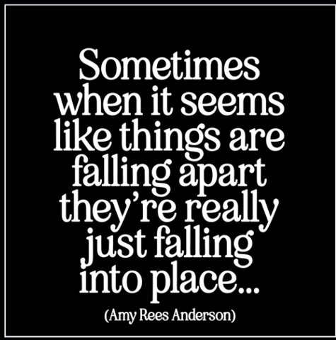 Quotable - falling into place