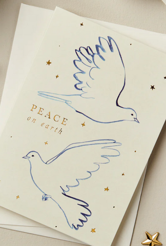 Wanderlust Card - Doves 'Peace on Earth'