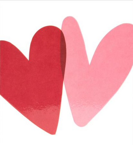 Caroline Gardner - Pink & Red Heart Graphic