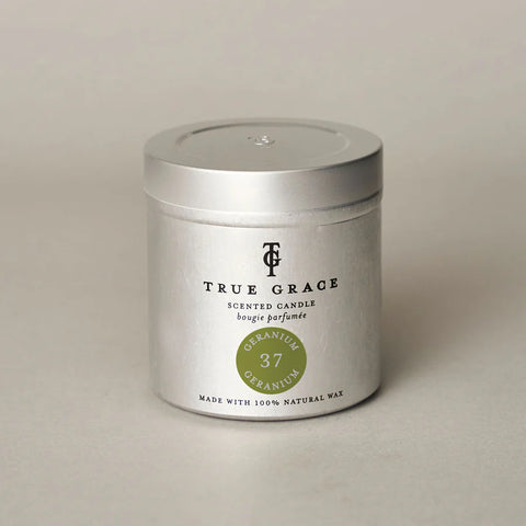 True Grace Geranium Tin Candle - No 37
