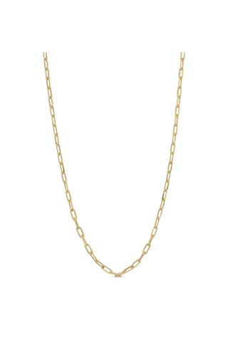 Long Gold chain necklace (75 cm)