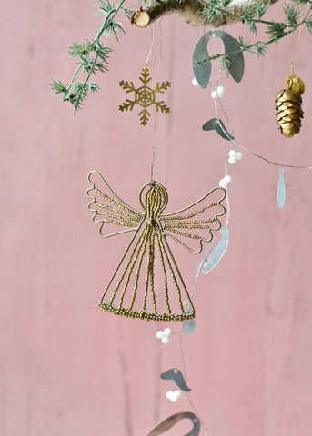 Beaded Angel decoration