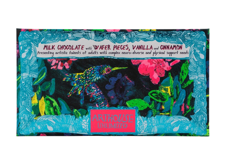 Sweet Nectar, Milk Chocolate Bar With Wafer Pieces, Vanilla