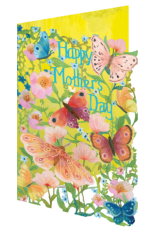 Mother's Day Butterflies Lasercut Card