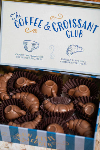 Coffee & Croissant Club Truffle Tin | Chocolates
