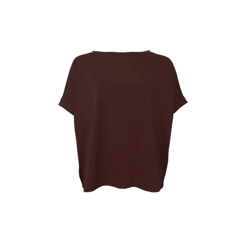 MAY loose blouse Coffee