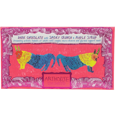 Before & After the Dentist, Dark Chocolate Bar with Smoky Crunch & Maple Syrup