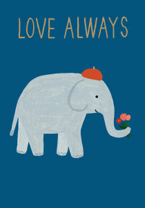 Love always Elephant Card