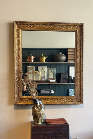 Vintage Antique Gold Mirror