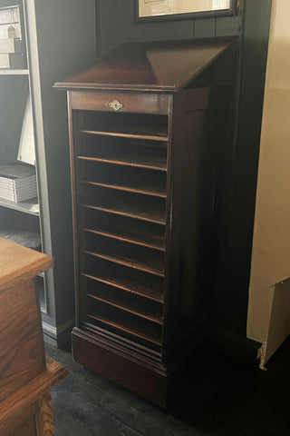 Antique Lebus Music Cabinet (No Tambour)