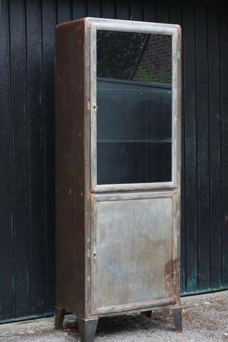 Reconditioned Vintage Steel Medical Cabinet
