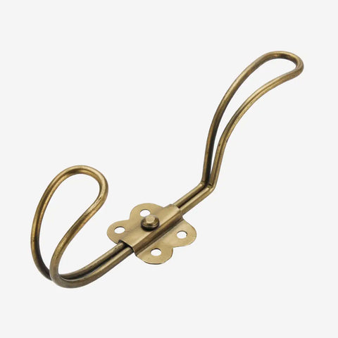 Hand forged iron hook