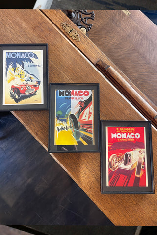 Monaco Framed Postcards