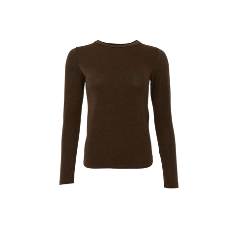 FAYE Lurex Top Chocolate