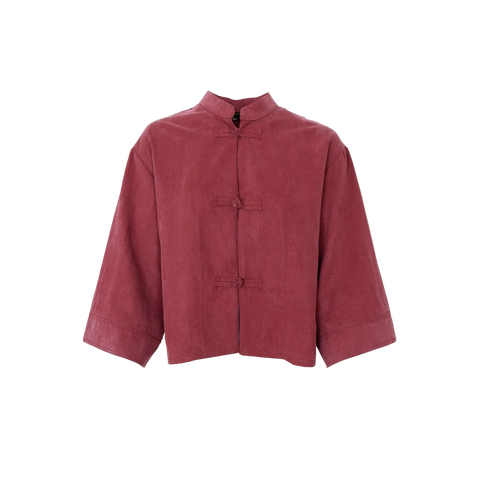MOON shirt blouse Plum
