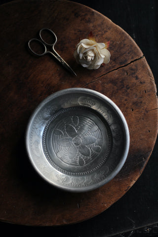 Antiqued silver Tiny Tray