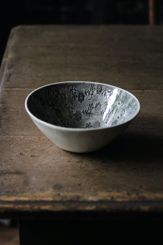 Wonki Ware Soup Bowl - Patterned Charcoal