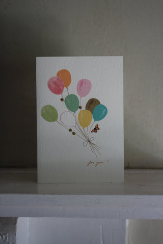 Elena Deshmukh Card, Happy Birthday Balloons