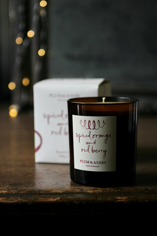 Plum & Ashby SPICED ORANGE & RED BERRY Candle