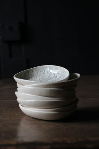 Wonki Ware Sushi Salsa - Pattered Duck Egg