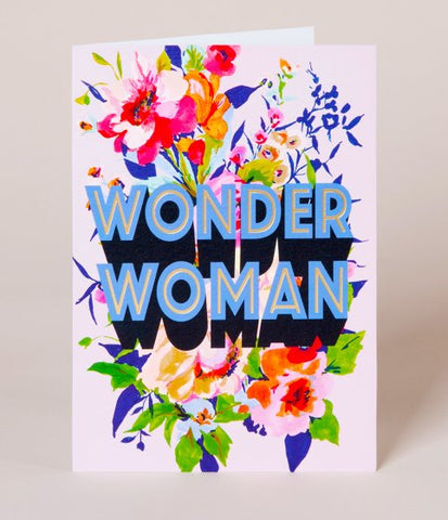 Cath Tate Wonder Woman Greeting Card