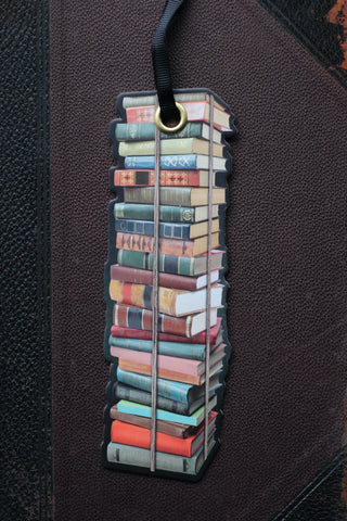 Pile of Books Bookmark
