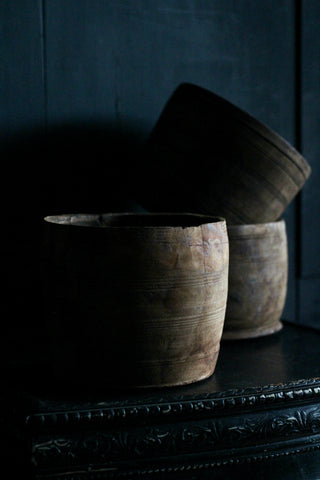 Antique Indian Wooden Bowls