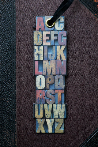 Letter Press Bookmark