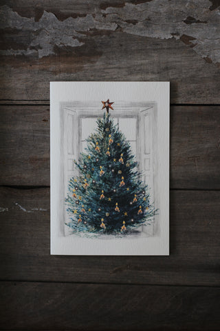 Elena Deshmukh Christmas Card, Georgian Christmas Tree