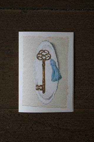 Elena Deshmukh Card, Antique Key