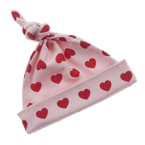 Pink & Raspberry Heart Hat